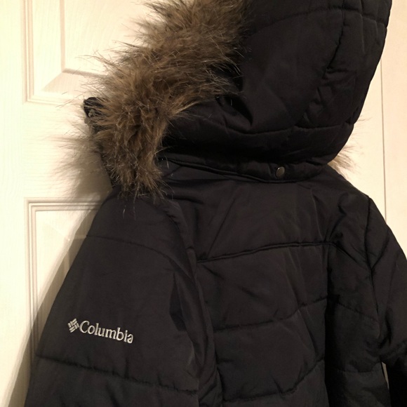 Columbia Hooded Black Puffer Quilted Jacket Size Large Women’s - Picture 7 of 7